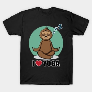 Funny Yoga Sloth T-Shirt